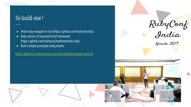 Converstional Bots in Ruby - Aboobacker M K смотреть онлайн