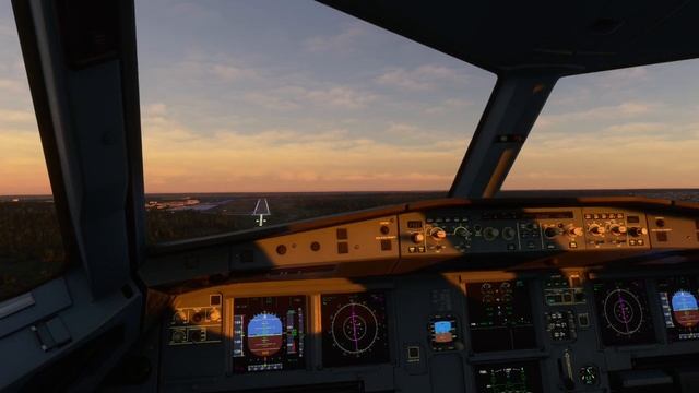 Microsoft Flight Simulator 2020. UUOO (Воронеж). Утренний заход на посадку. (Нашел в старых видео) смотреть онлайн