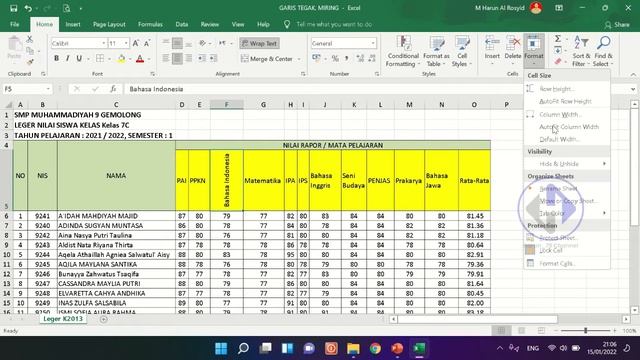 CARA MEMBUAT TULISAN MIRING DI EXCEL смотреть онлайн