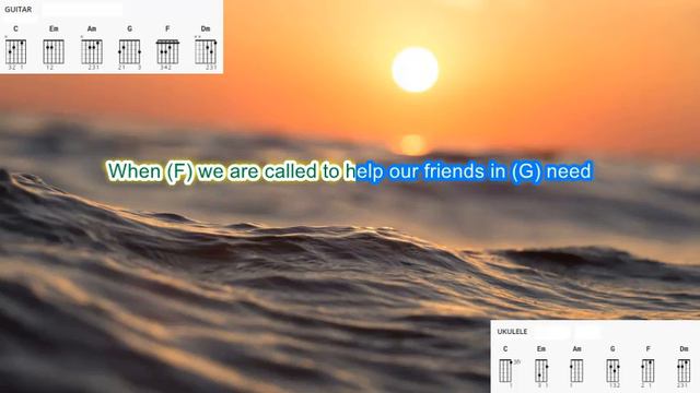 Count on Me (no capo) by Bruno Mars play along with scrolling guitar chords and lyrics смотреть онлайн