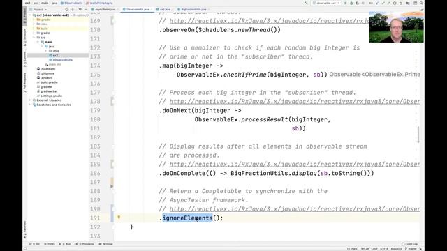 Walkthrough of the RxJava Observable Case Study ex2 (Part 2) смотреть онлайн