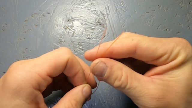 Как привязать ДВЕ ЛЕСКИ между собой узлом "Восьмерка" смотреть онлайн