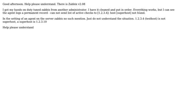 DevOps & SysAdmins: Zabbix cannot send list of active checks смотреть онлайн