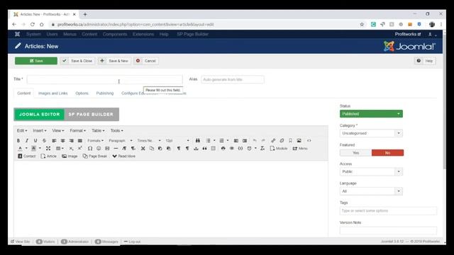 How To Start Creating A Joomla Article, And Where To Place Your Keyword смотреть онлайн
