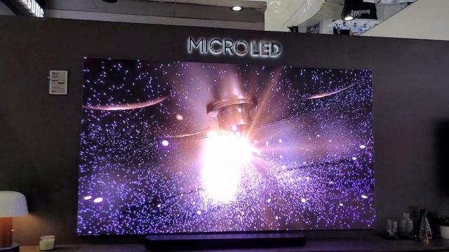 samsung 110" micro LED super expensive TV. Available for sale at over 150k USD смотреть онлайн