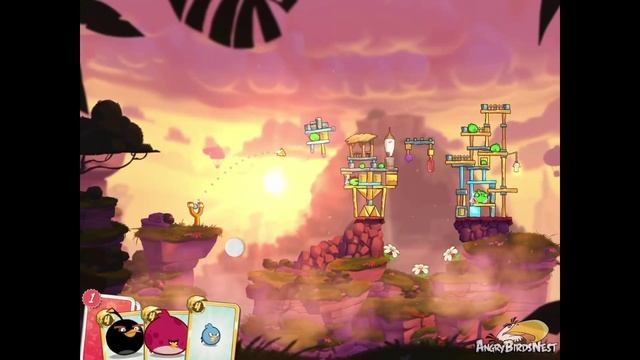Angry Birds 2 Level 357 Cobalt Plateaus Fluttering Heights 3 Star Walkthrough смотреть онлайн
