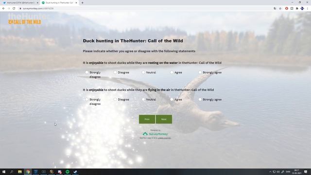 Revamp for Duck Hunting? Call of the Wild Survey! смотреть онлайн