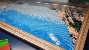 Новый процесс- алмазная мозайка. Обзор, продвижения, выкладываем алмазы вместе.