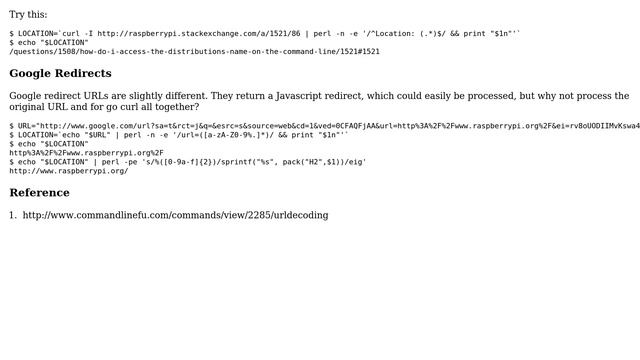 Unix & Linux: Get URL's redirect target with curl (5 Solutions!!) смотреть онлайн