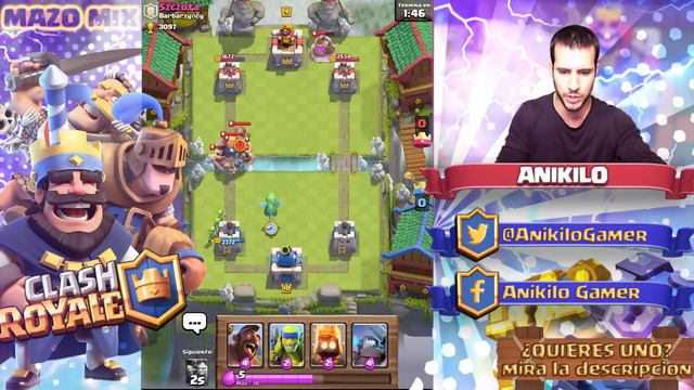 EL MAZO MAS RAPIDO DE CLASH ROYALE, FUNCIONARA?? - MAZO MIX #14 - ESPAÑOL смотреть онлайн