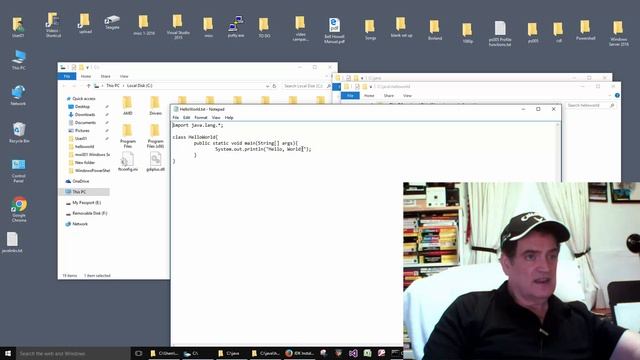 Java Programming Beginners Tutorial -- Install Java, Set Path and First Program, Part 1 смотреть онлайн