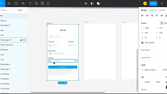 Login screen design || Figma || UI/UX смотреть онлайн