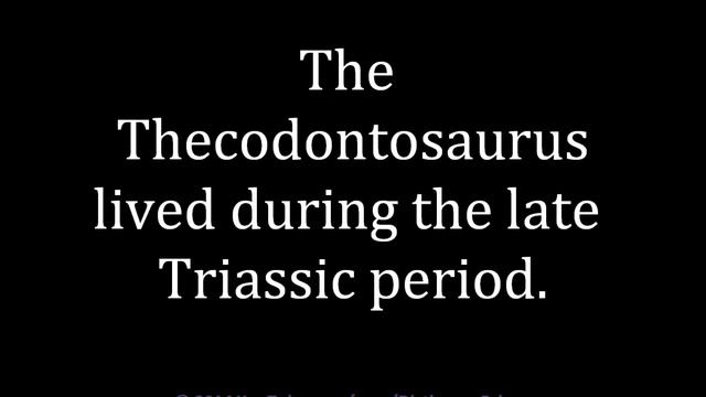 How to pronounce Thecodontosaurus смотреть онлайн