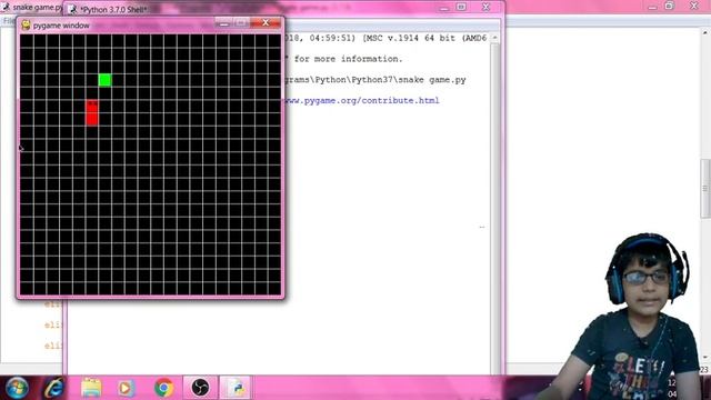 Learn how to make a #cool snake game by python.(Code with Shreyash) смотреть онлайн