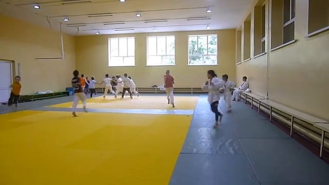 Подвижные игры в дзюдо (командный "Невод") смотреть онлайн