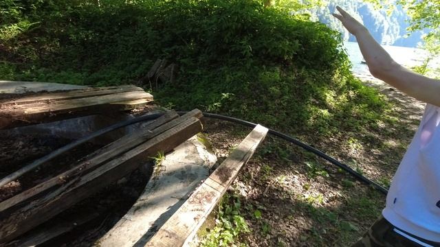 Абхазия старая Дача Сталина на озере Рица ч2