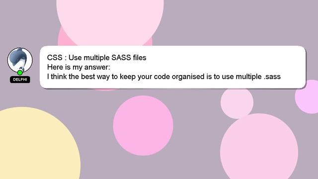 CSS : Use multiple SASS files смотреть онлайн