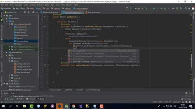 Buscar Datos - SQLite + RecyclerView - Parte 7 | Cardview - Android Studio смотреть онлайн