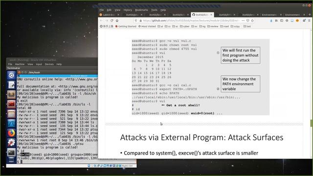 Lab03: SEED 1.0 Environment Variable and Set-UID Program Lab Part2 смотреть онлайн