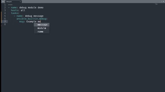 Print a text/variable during execution - Ansible module debug смотреть онлайн
