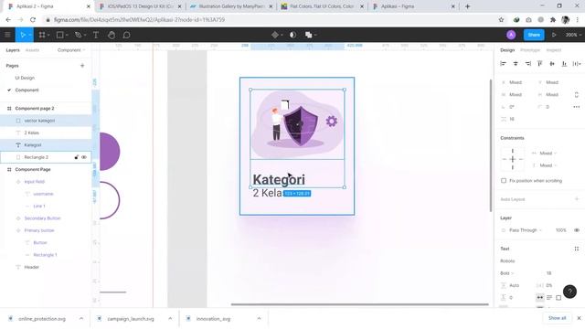 Membuat UI DESIGN yang simple dengan FIGMA - Belajar Figma Bareng (2/3) смотреть онлайн