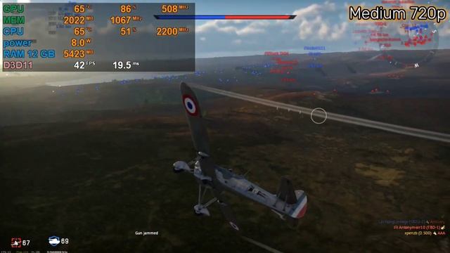 AMD Ryzen 5 3500U Vega 8 : War Thunder смотреть онлайн