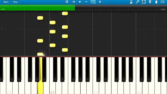 Bruno Mars Grenade 100% on piano смотреть онлайн