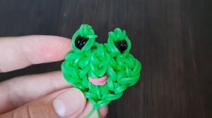 ЛЯГУШОНОК из резиночек RAINBOW LOOM БЕЗ СТАНКА | Rainbow loom frog ?