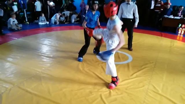 Илья Бельский кикбоксинг финал лайт 27.02.2016