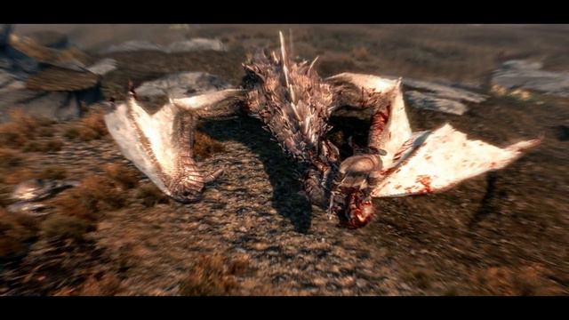Skyrim Dragon Fight (Kill Animation) + Metal Song смотреть онлайн
