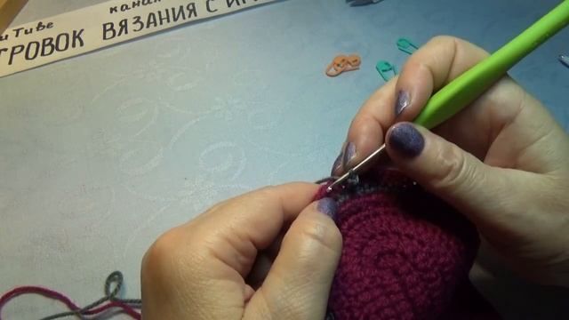 #734 Красивые балетки крючком _ бесшовные тапочки