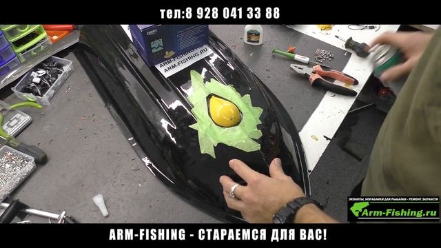 Установка Эхолота Lucky ff718 li в карповый кораблик смотреть онлайн