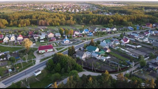 Аэросъемка с. Капитанщино Добровский р-он смотреть онлайн