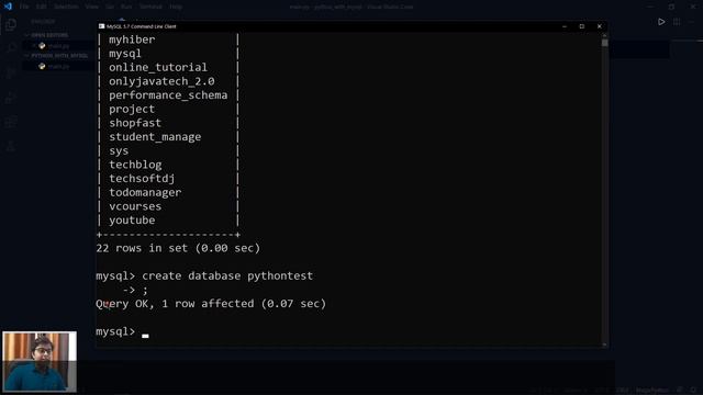 Connecting Python Program with MySQL database | Python with MySQL #1 смотреть онлайн