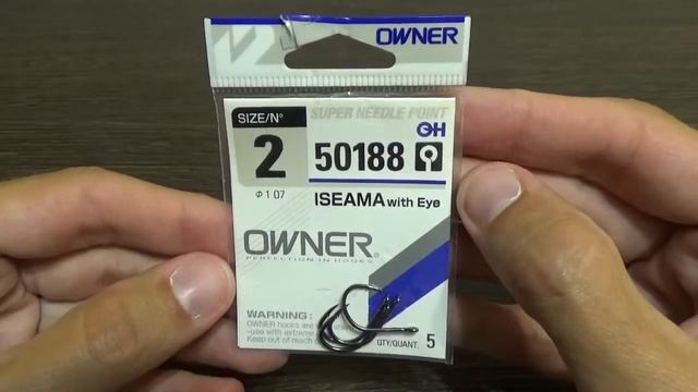 Видеообзор надежных крючков Owner 50188 Iseama with Eye по заказу Fmagazin смотреть онлайн
