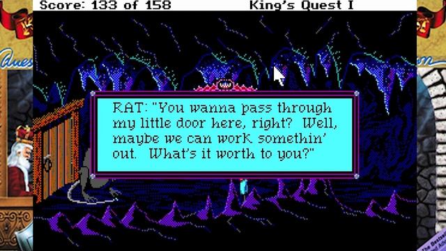King's Quest I: The Quest for the Crown [4]: Long live the King of Daventry! смотреть онлайн