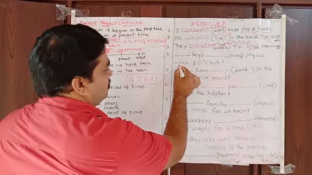 Present Perfect Continuous Examples For Inter 1st year AP смотреть онлайн