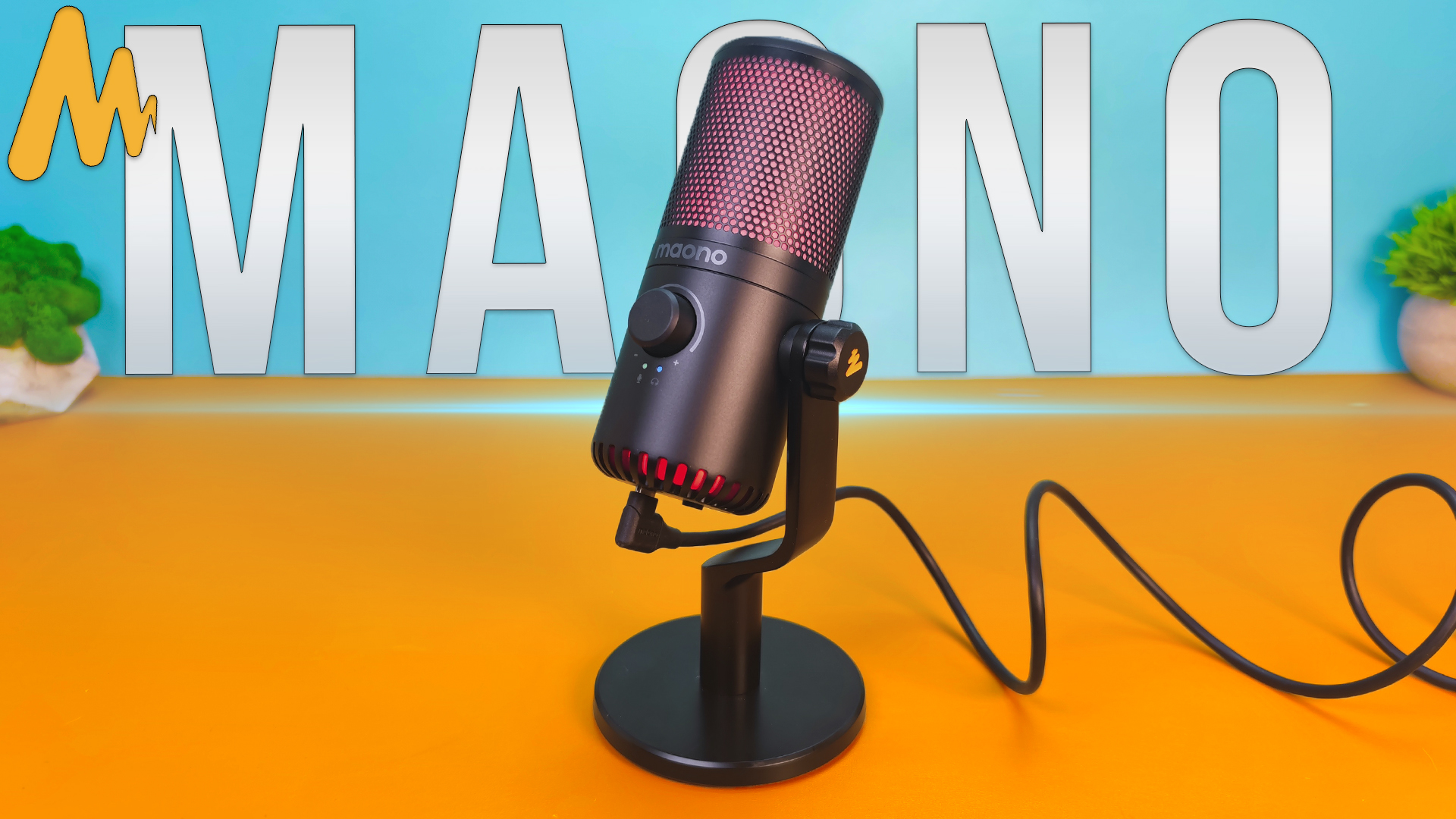 Maono DM30 RGB Gaming Microphone - Бюджетный МИКРОФОН с RGB Подсветкой для Блогеров и Стримеров ! смотреть онлайн