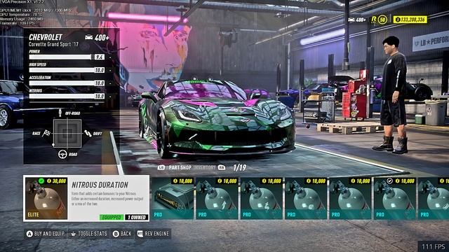NFS Heat: My Pro Build '17 Corvette Grand Sport смотреть онлайн
