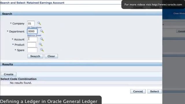 Oracle Training Defining Ledgers in General Ledger Part 2 Oracle E Business Suite R12 смотреть онлайн