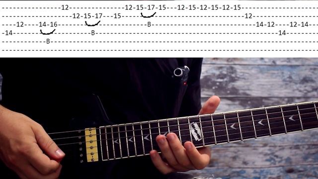 Как играть Финальное Соло Metallica - Sanitarium! Разбор с табами! смотреть онлайн