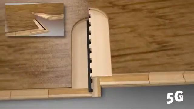 Укладка паркета с помощью соединения Woodloc ® 5G-S черный смотреть онлайн