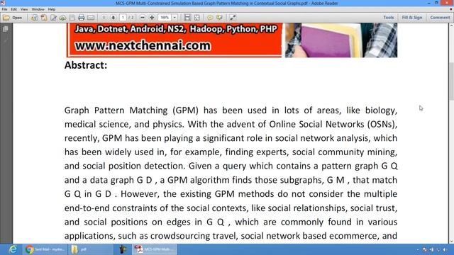 MCS GPM Multi Constrained Simulation Based Graph Pattern Matching in Contextual Social Graphs смотреть онлайн