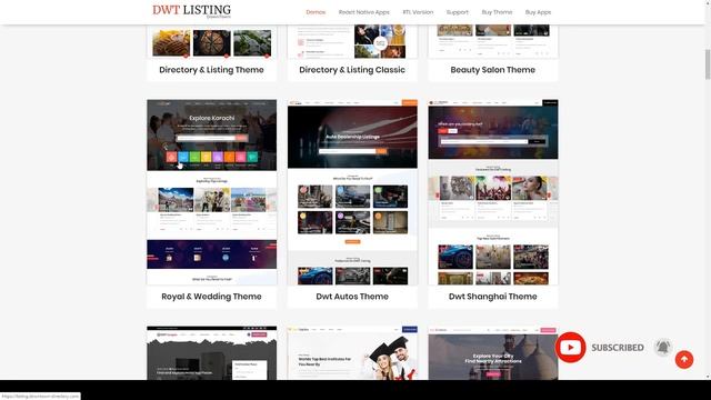 DWT - Directory amp Listing WordPress Theme смотреть онлайн