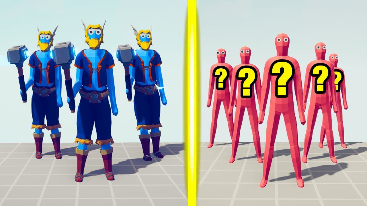 THOR LEGACY TEAM vs RANDOM TEAM | TABS - Totally Accurate Battle Simulator смотреть онлайн