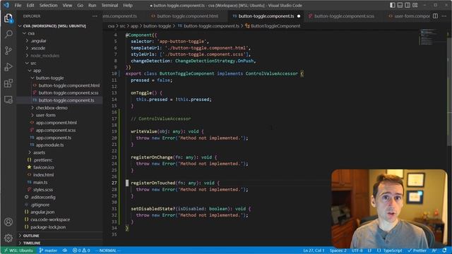 How to create custom form components in Angular with ControlValueAccessor смотреть онлайн
