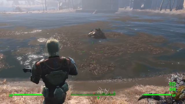 Fallout 4 High-Ex Shotgun v. Mirelurk Queen @ The Castle смотреть онлайн