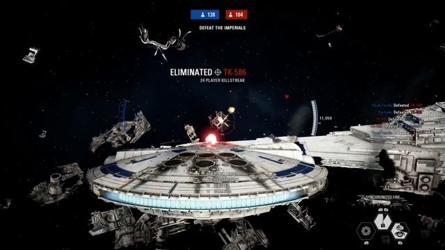 LANDO'S MILLENNIUM FALCON GAMEPLAY - STAR WARS BATTLEFRONT 2 ARCADE GAMEPLAY смотреть онлайн