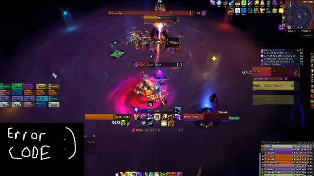 Error Code vs Uu'nat, Harbinger of the Void Mythic - Druid Balance POV смотреть онлайн