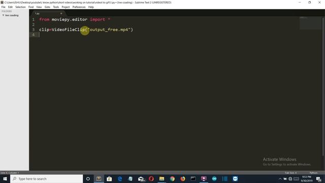 how to create Gif using python (video to gif) смотреть онлайн